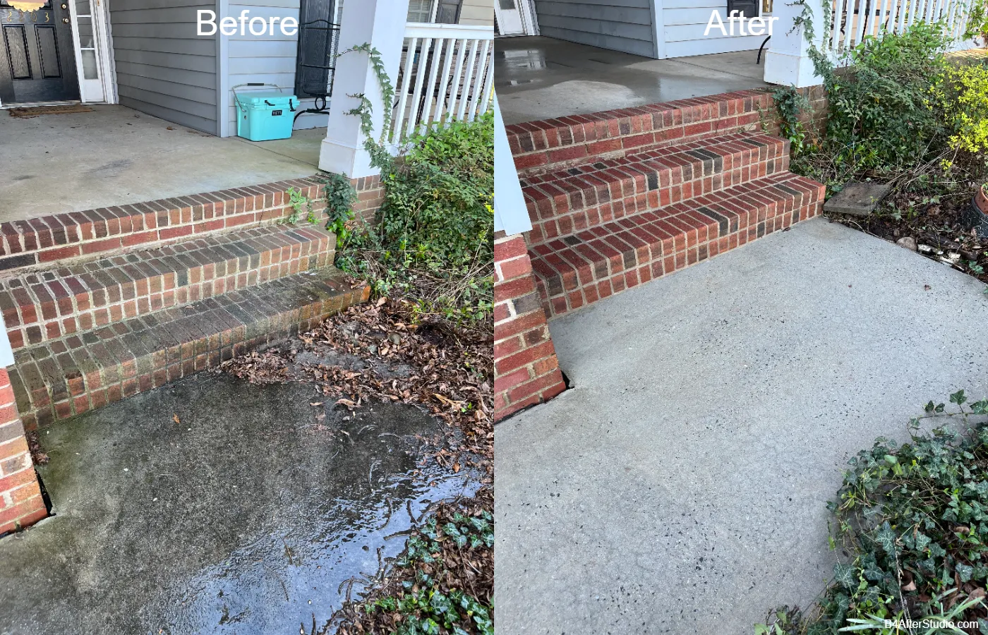 Before & After in Denver, NC & Lake Norman — Stand Out Exterior Cleaning