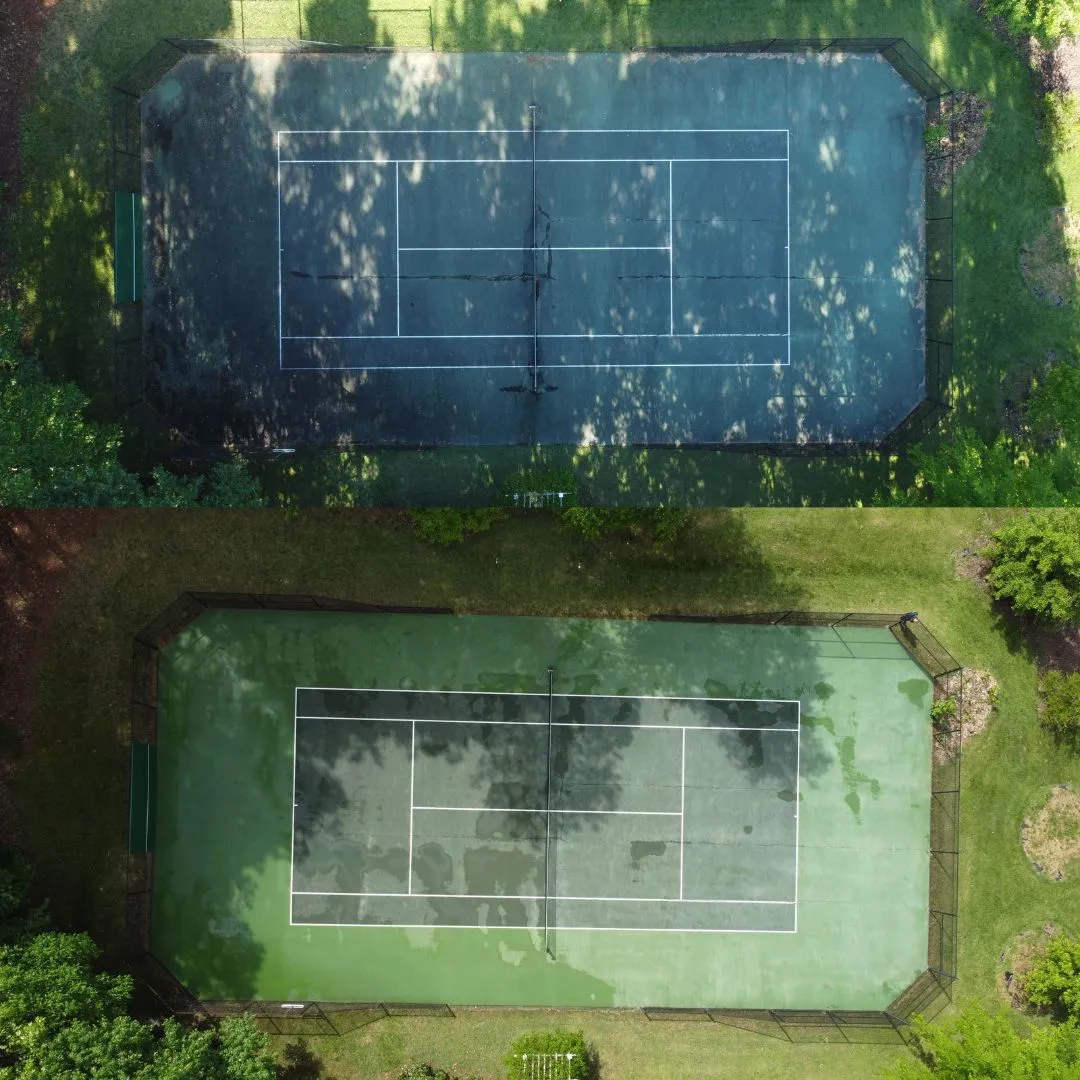 Roof Cleaning Before & After in Denver, NC & Lake Norman — Stand Out Exterior Cleaning