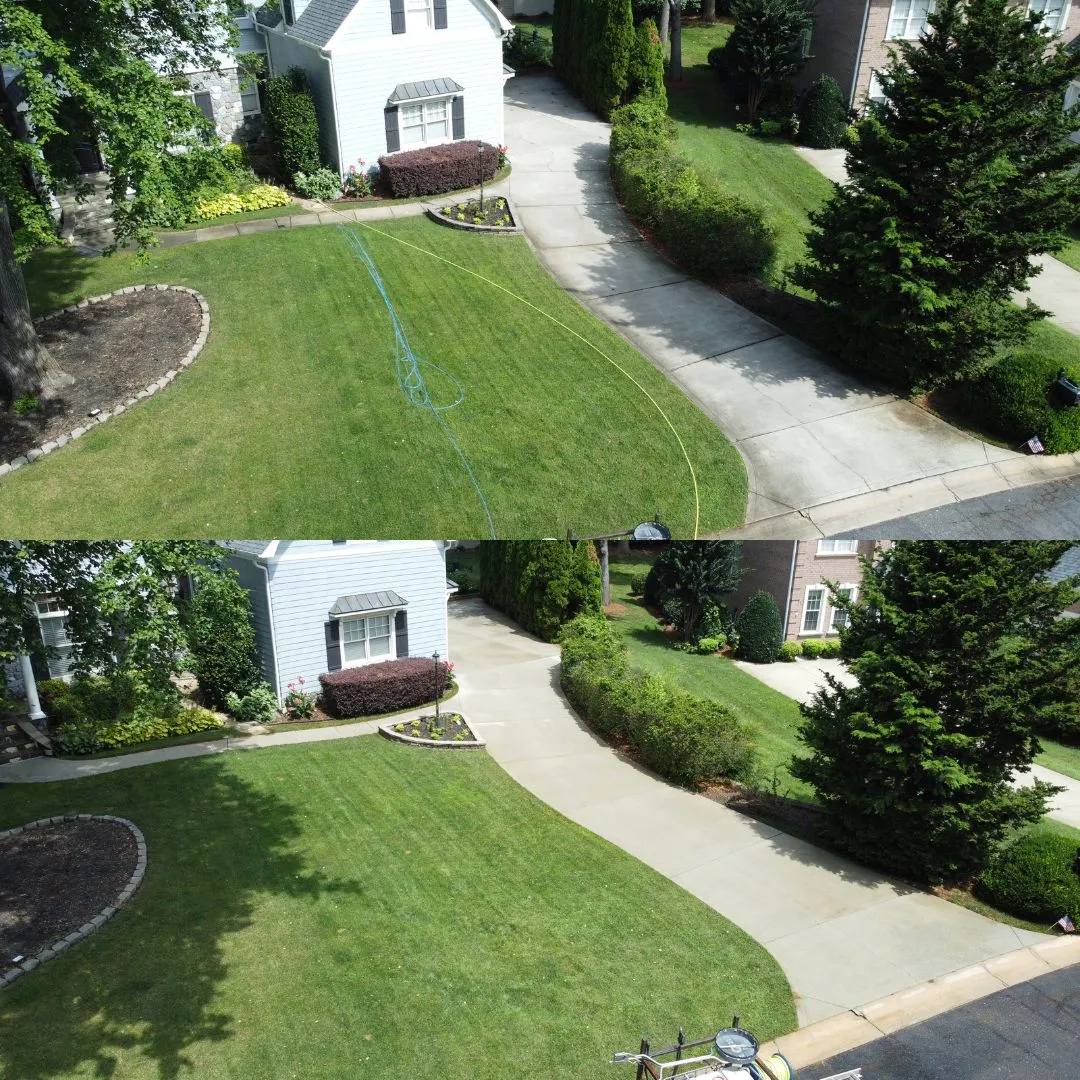 Roof Cleaning Before & After in Denver, NC & Lake Norman — Stand Out Exterior Cleaning
