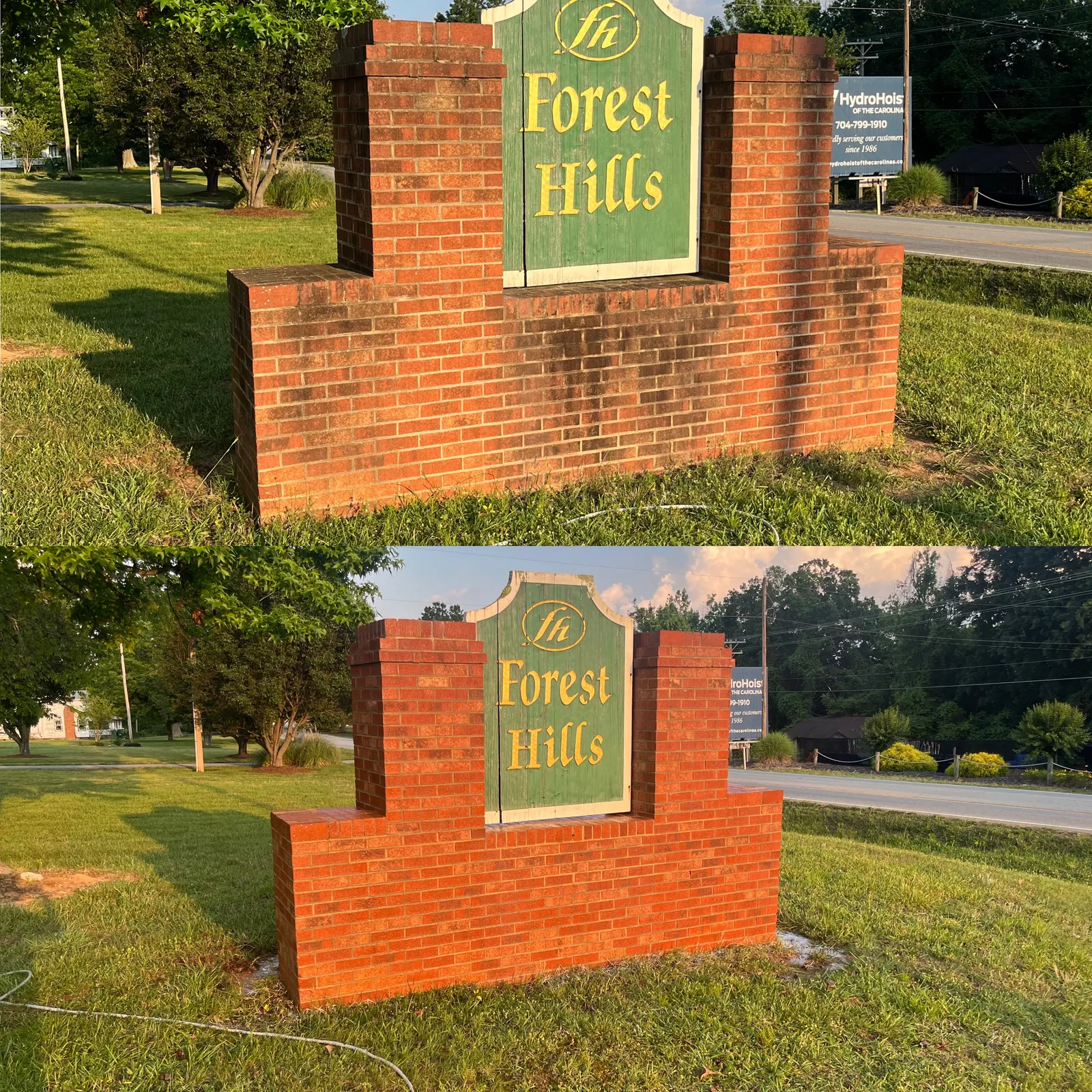 House Washing Before & After in Denver, NC & Lake Norman — Stand Out Exterior Cleaning