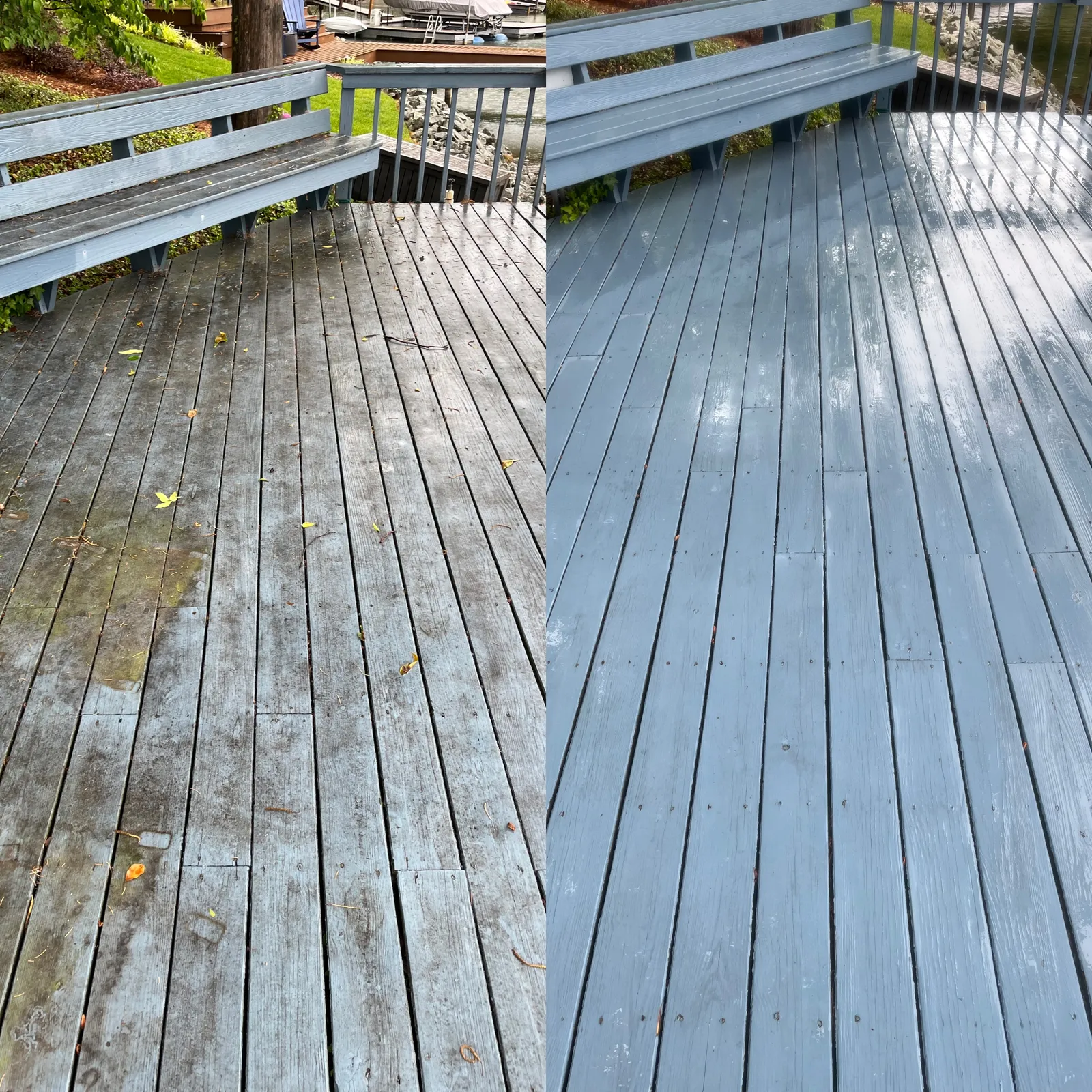 House Washing Before & After in Denver, NC & Lake Norman — Stand Out Exterior Cleaning