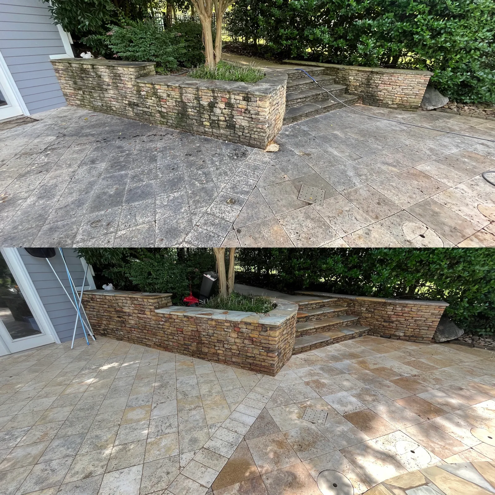 House Washing Before & After in Denver, NC & Lake Norman — Stand Out Exterior Cleaning