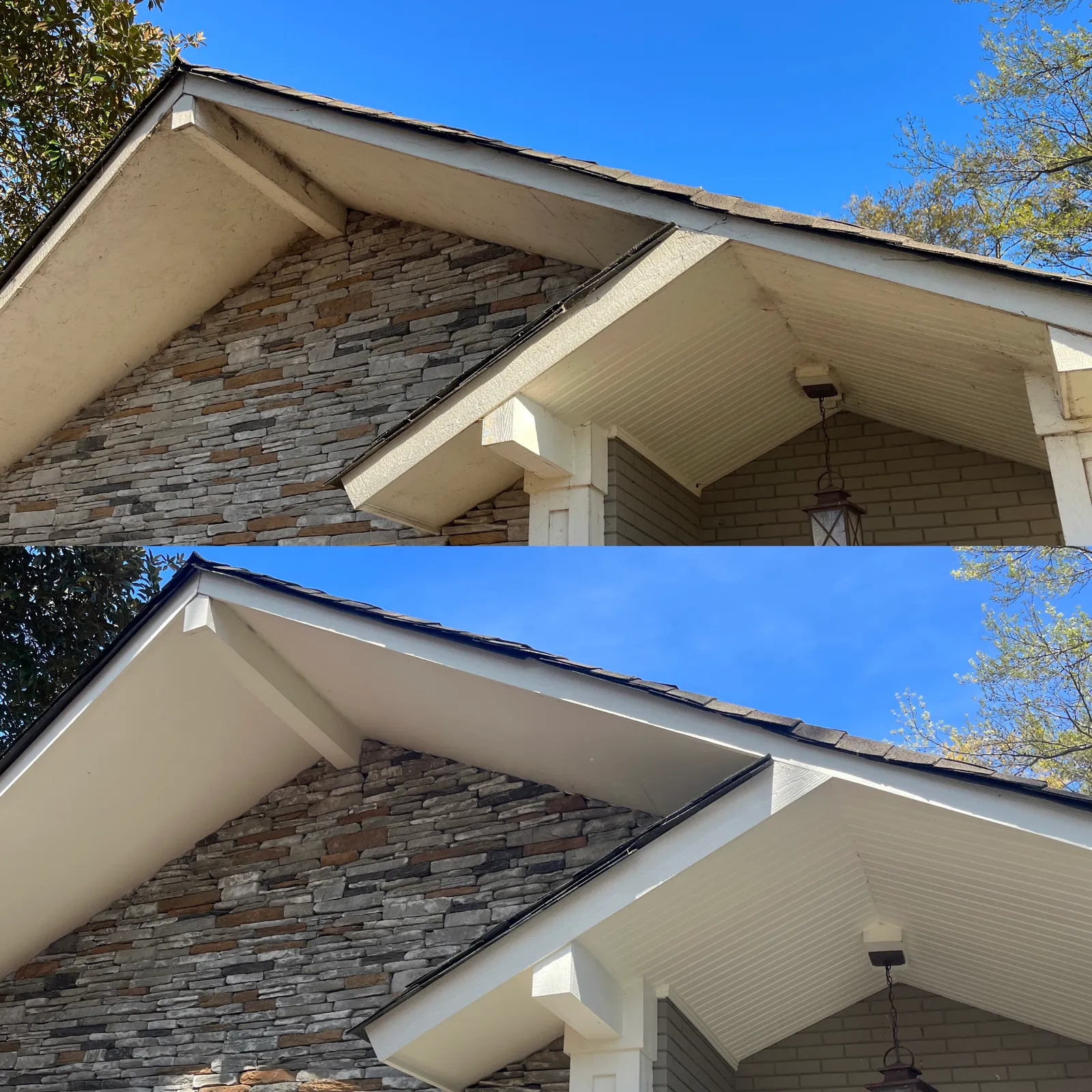 Driveway Cleaning Before & After in Denver, NC & Lake Norman — Stand Out Exterior Cleaning