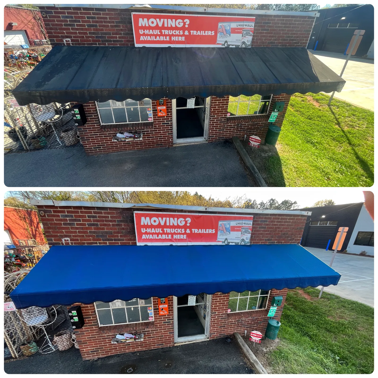 Driveway Cleaning Before & After in Denver, NC & Lake Norman — Stand Out Exterior Cleaning