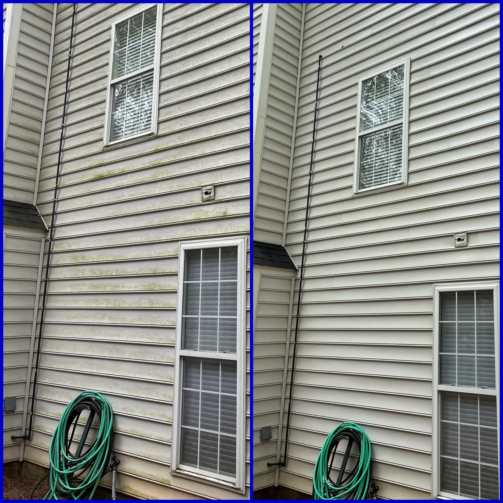 Driveway Cleaning Before & After in Denver, NC & Lake Norman — Stand Out Exterior Cleaning