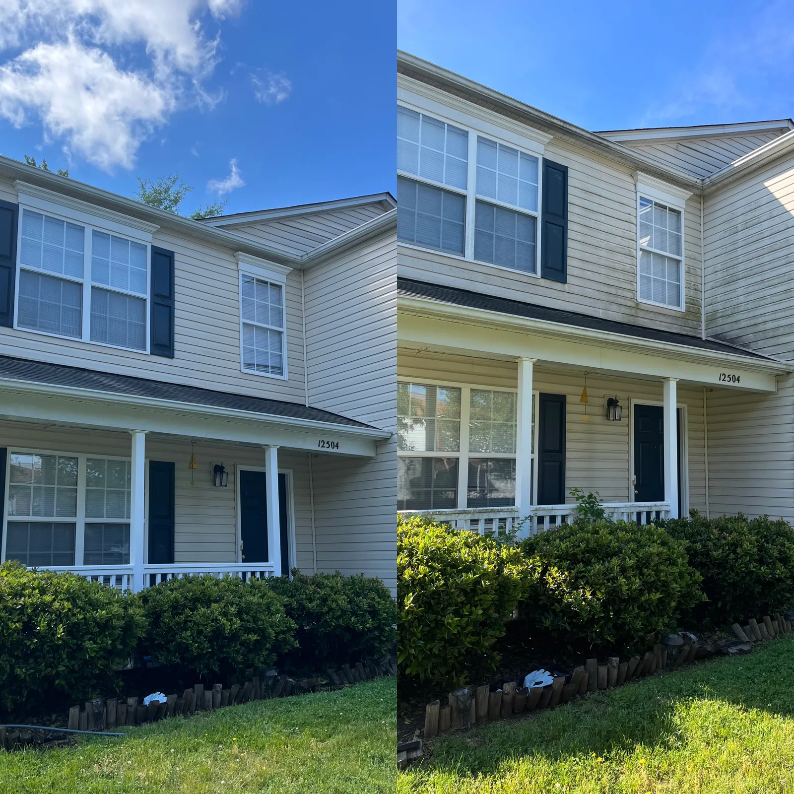 House Washing Before & After in Denver, NC & Lake Norman — Stand Out Exterior Cleaning