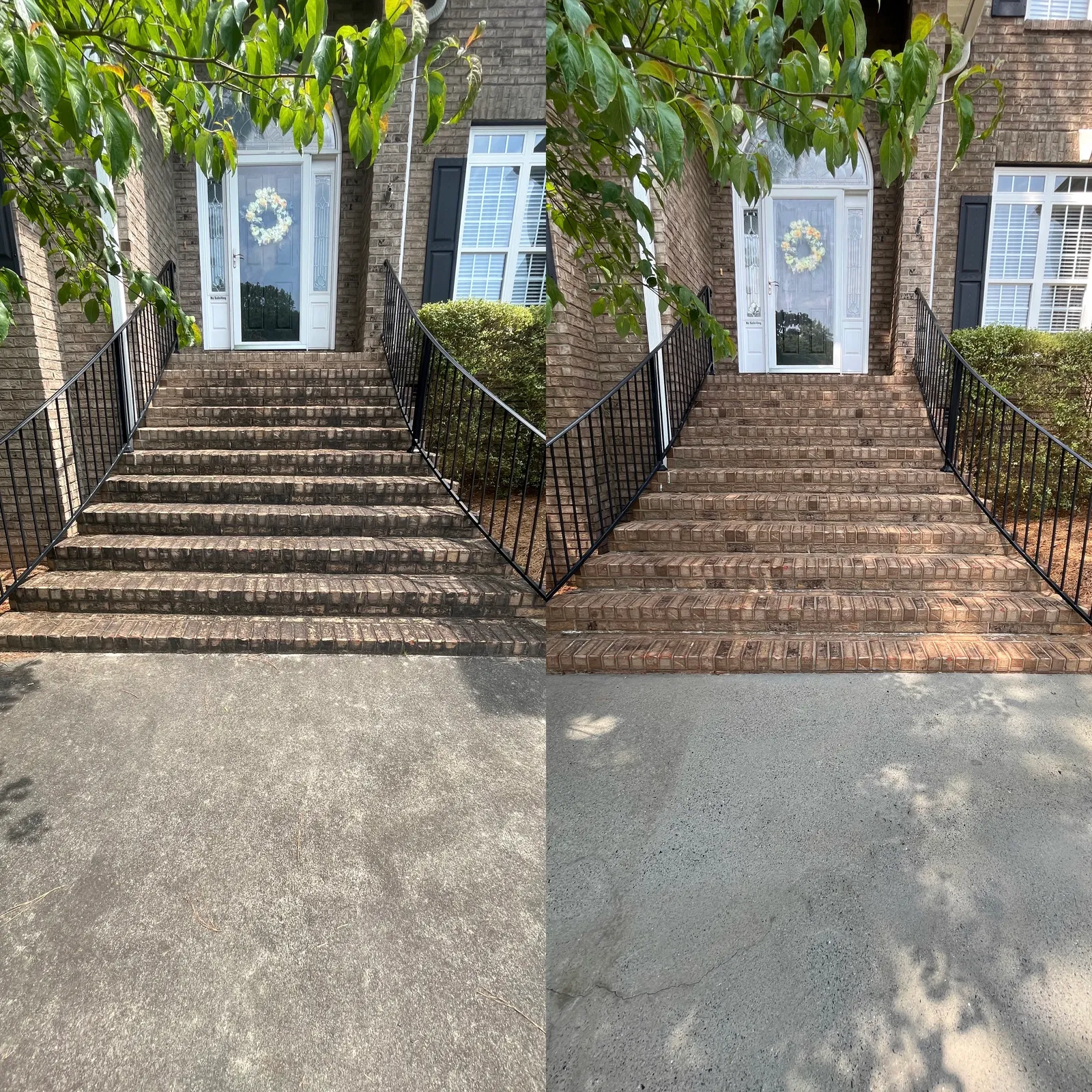 Roof Cleaning Before & After in Denver, NC & Lake Norman — Stand Out Exterior Cleaning