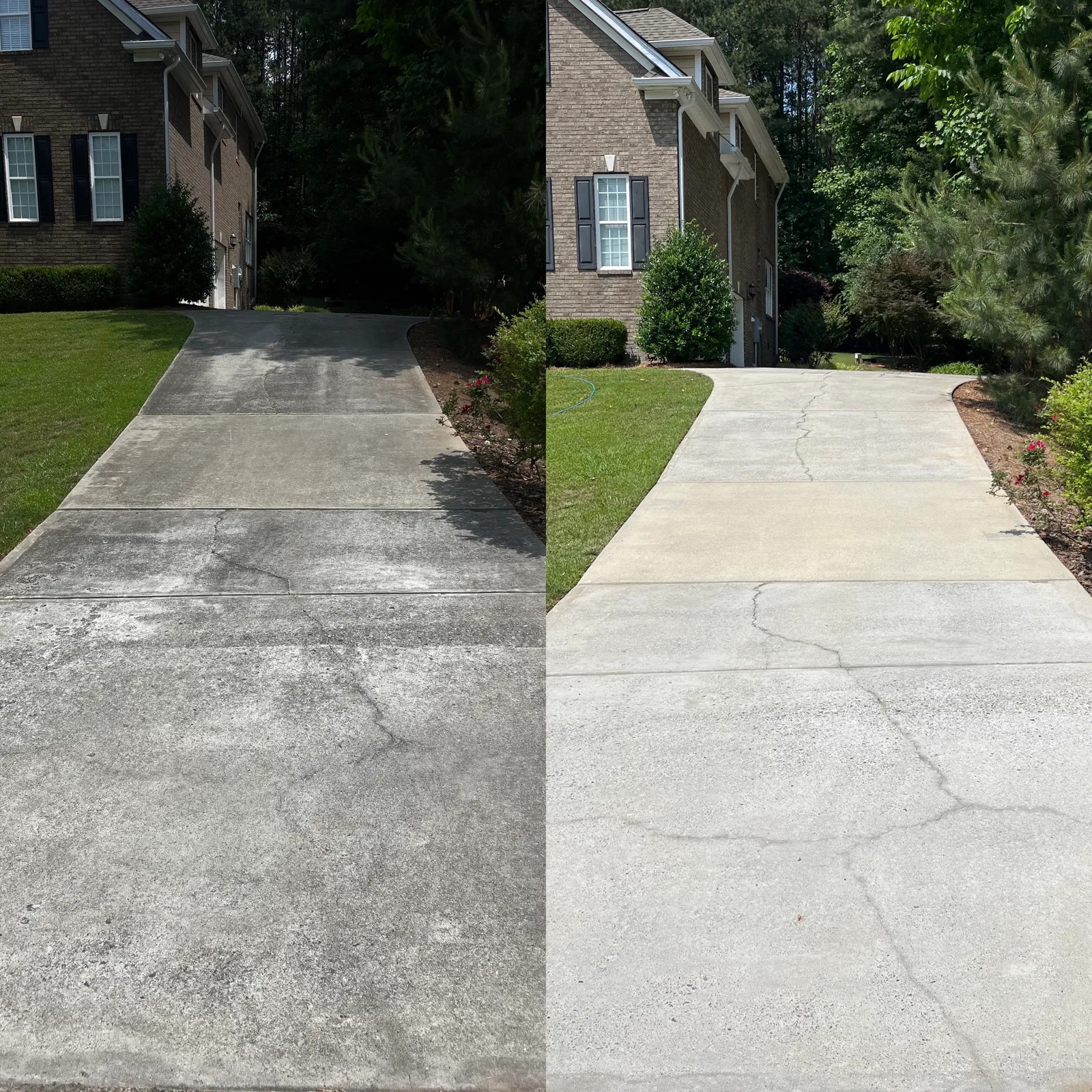 House Washing Before & After in Denver, NC & Lake Norman — Stand Out Exterior Cleaning