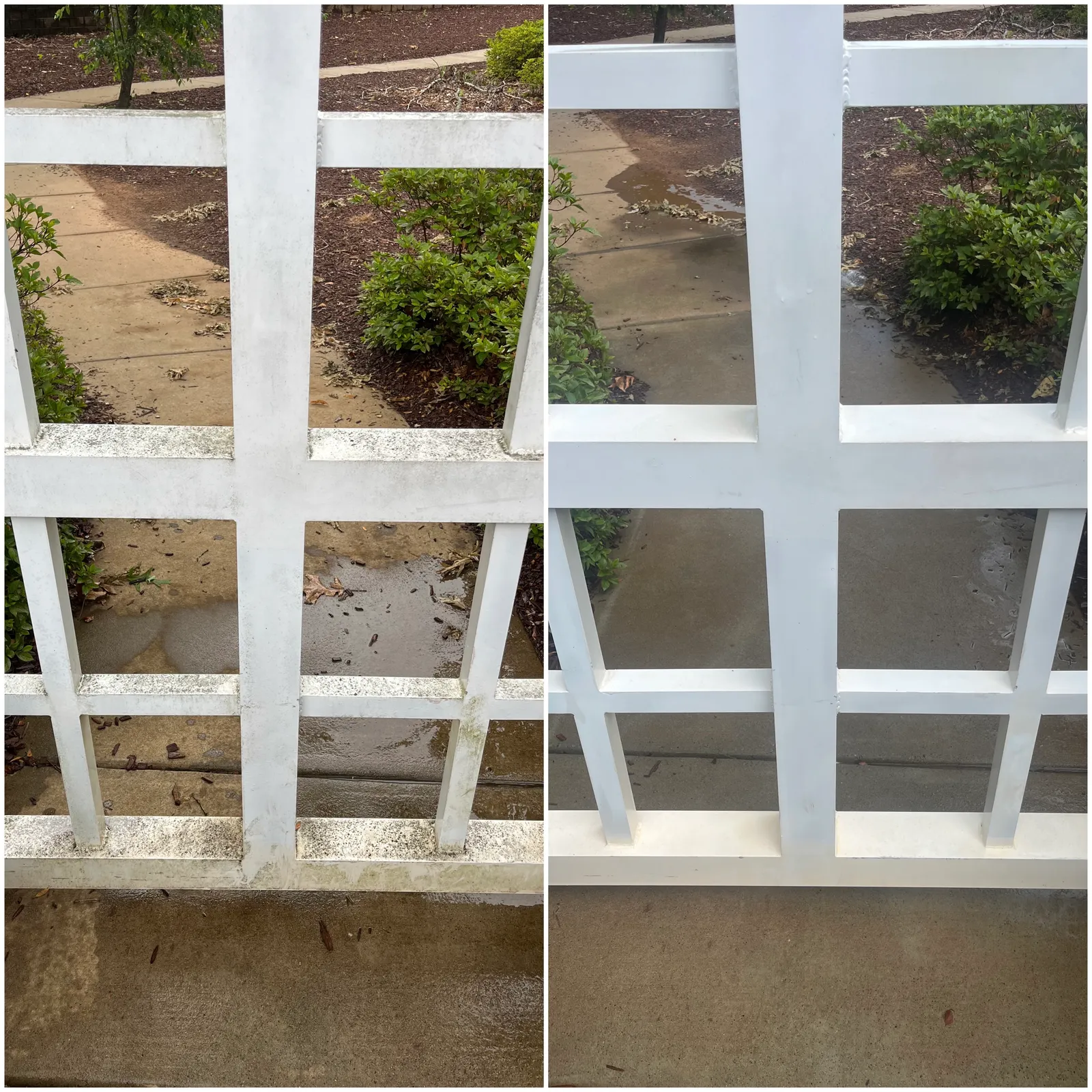 Driveway Cleaning Before & After in Denver, NC & Lake Norman — Stand Out Exterior Cleaning