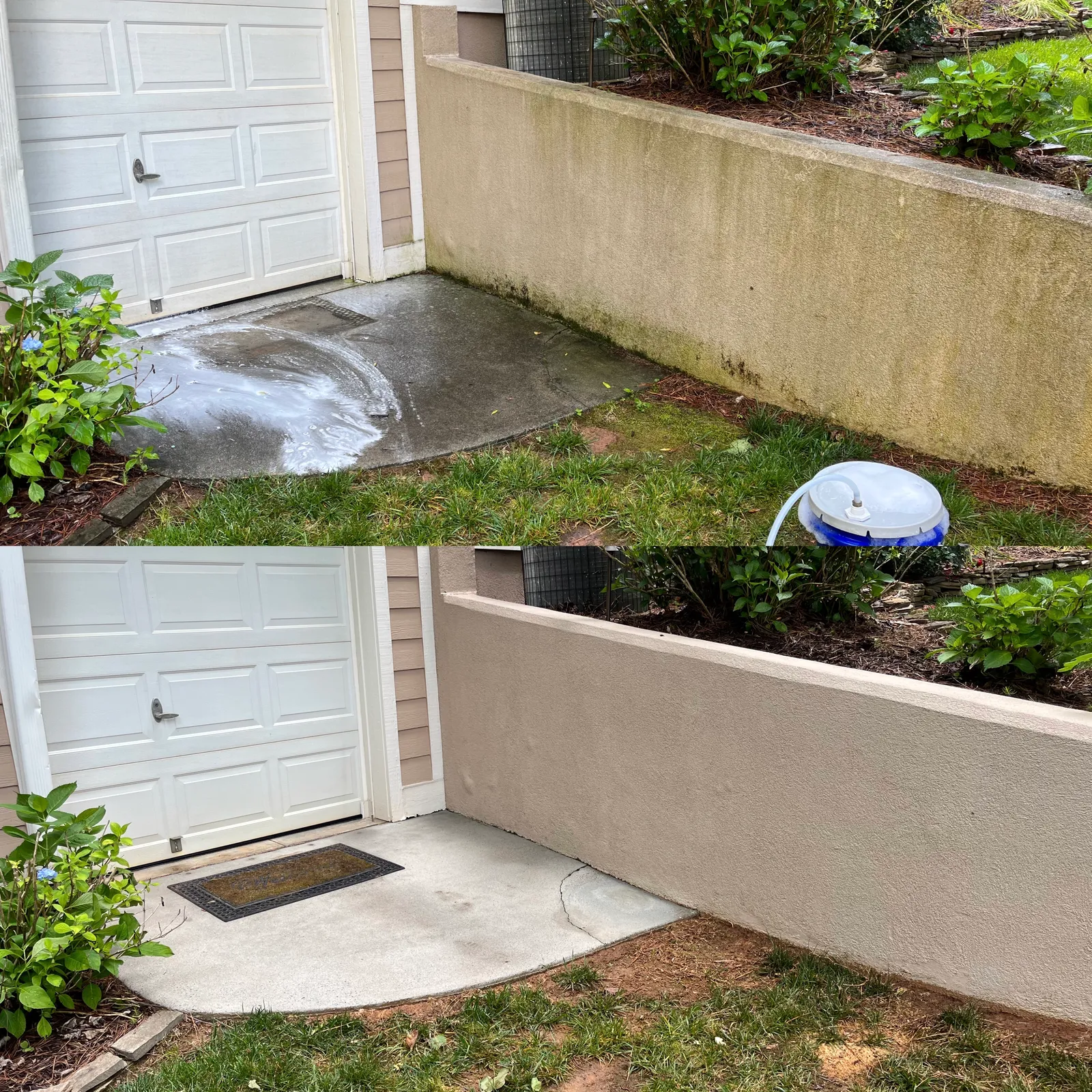 Gutter Cleaning Before & After in Denver, NC & Lake Norman — Stand Out Exterior Cleaning