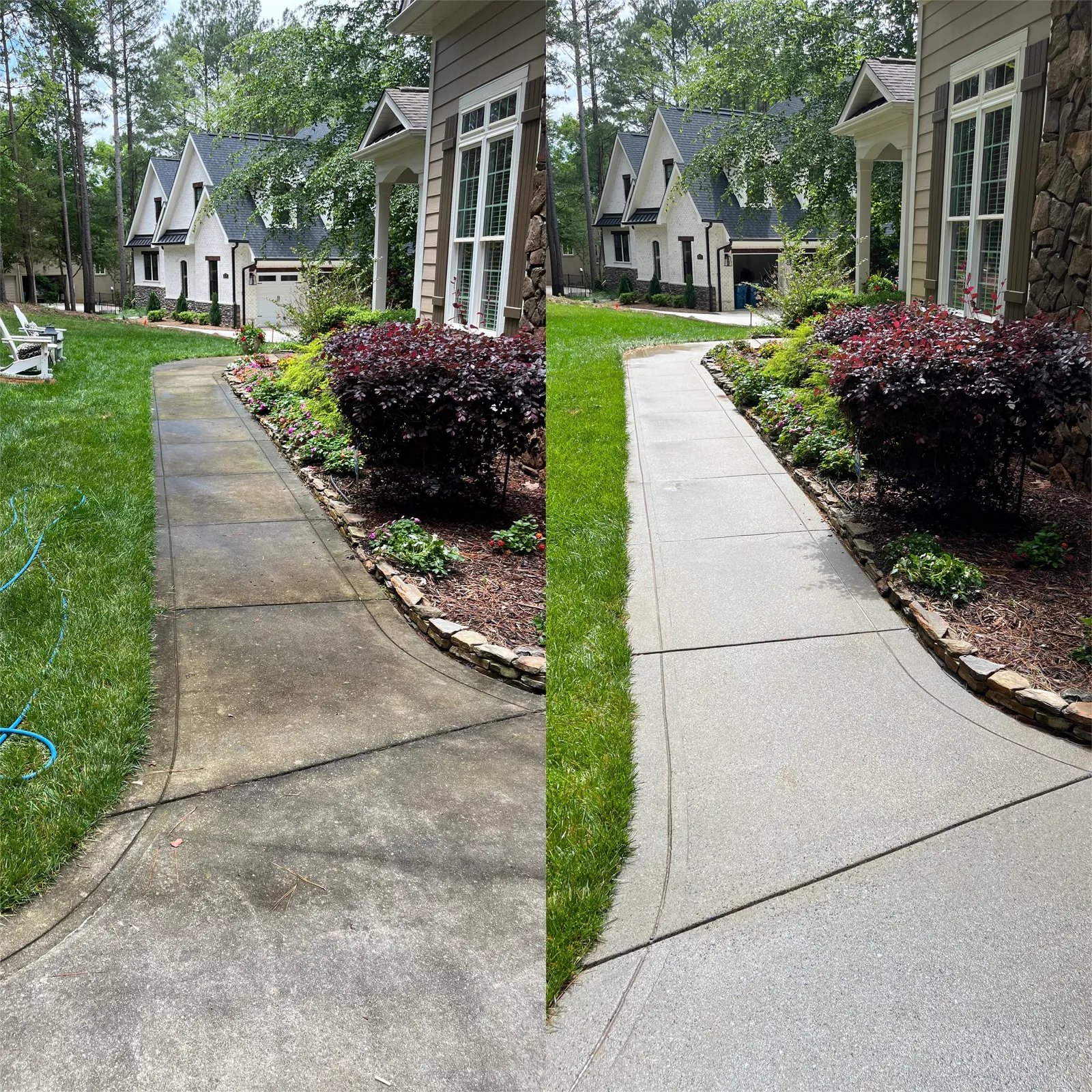 Gutter Cleaning Before & After in Denver, NC & Lake Norman — Stand Out Exterior Cleaning