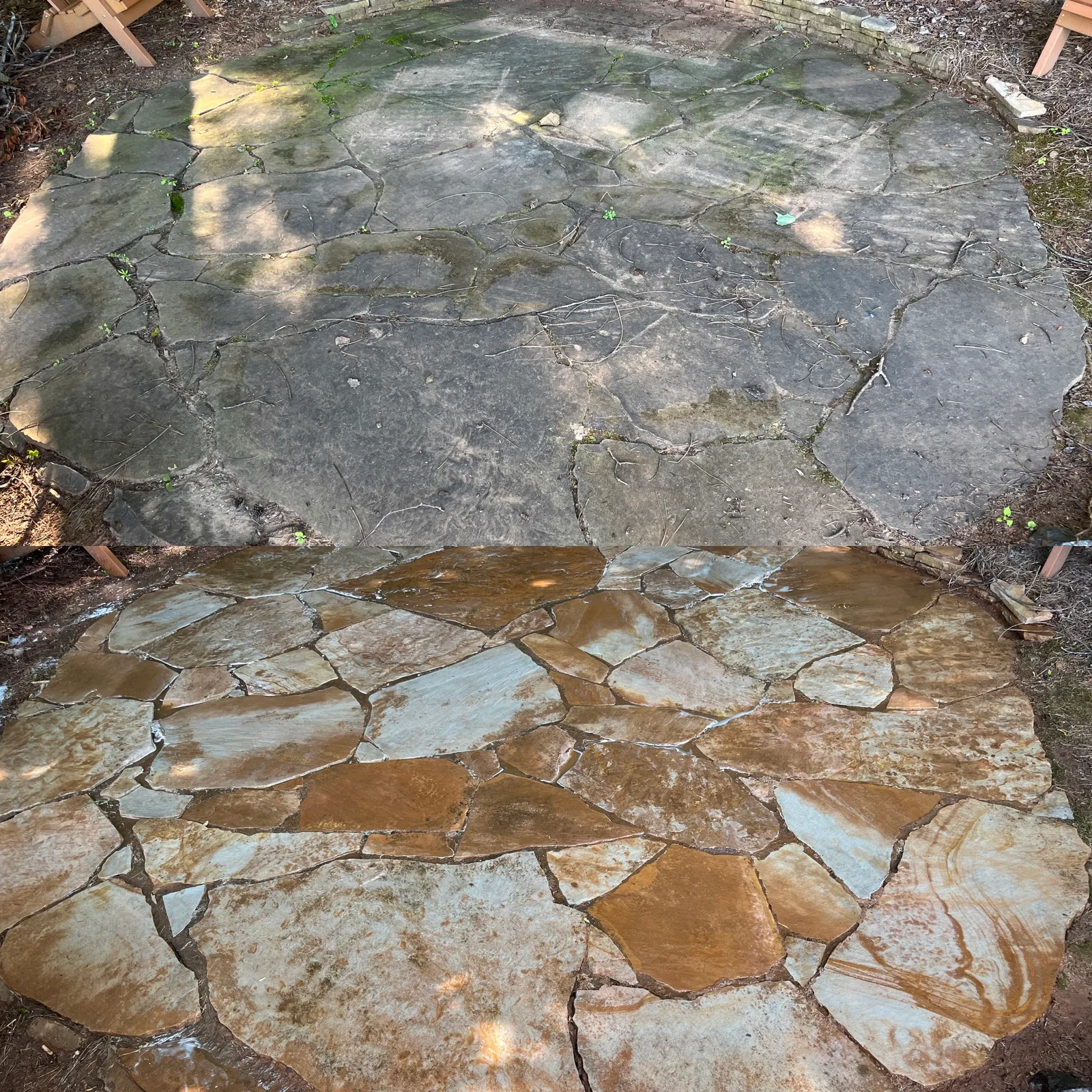 House Washing Before & After in Denver, NC & Lake Norman — Stand Out Exterior Cleaning