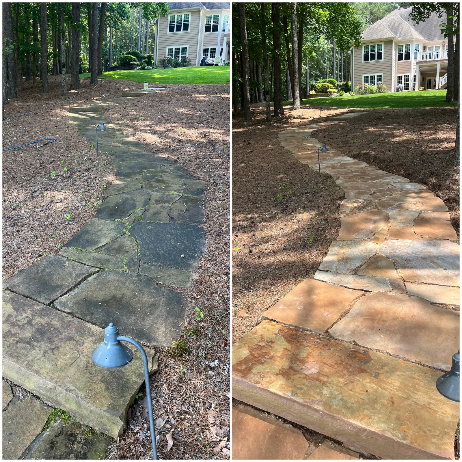 House Washing Before & After in Denver, NC & Lake Norman — Stand Out Exterior Cleaning