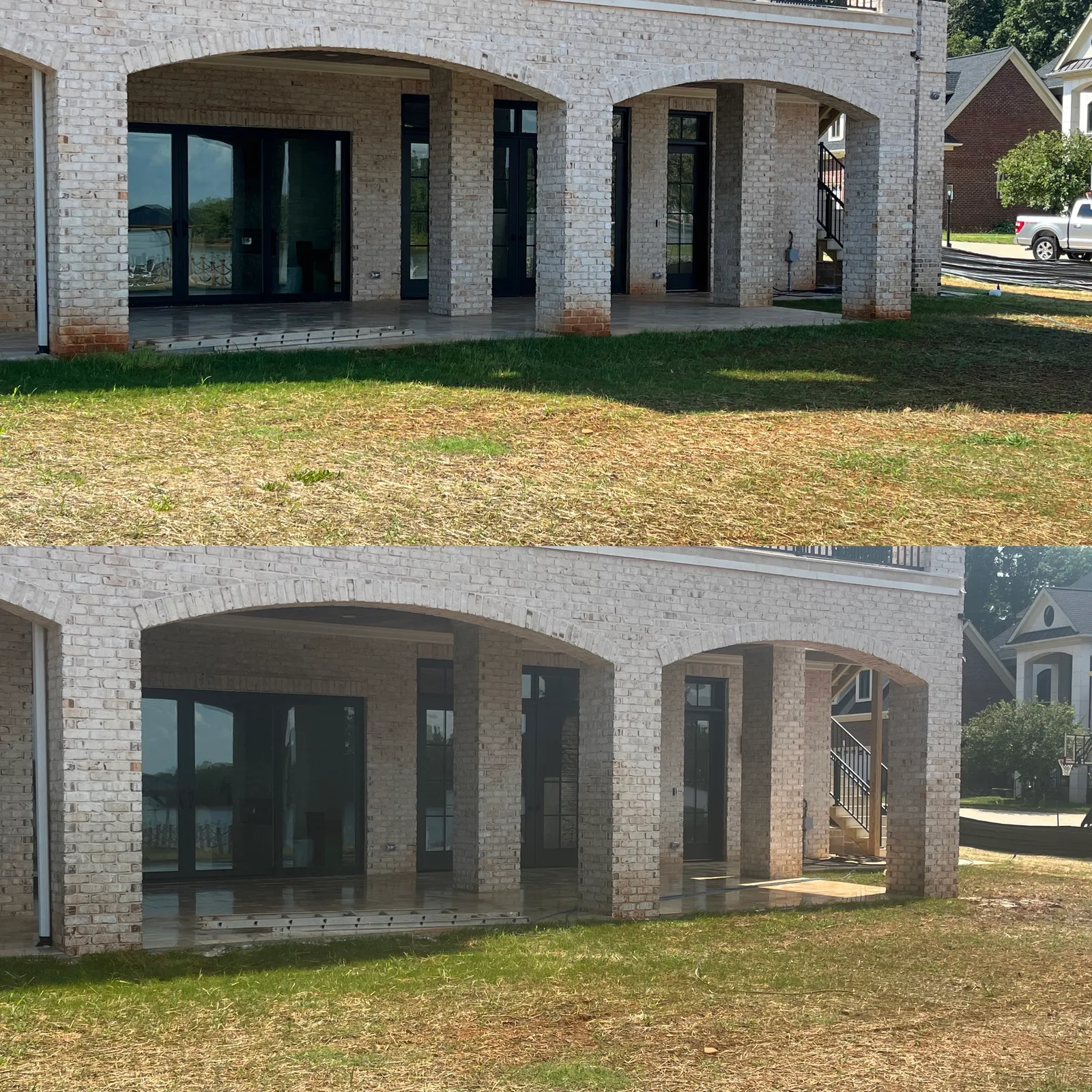 House Washing Before & After in Denver, NC & Lake Norman — Stand Out Exterior Cleaning