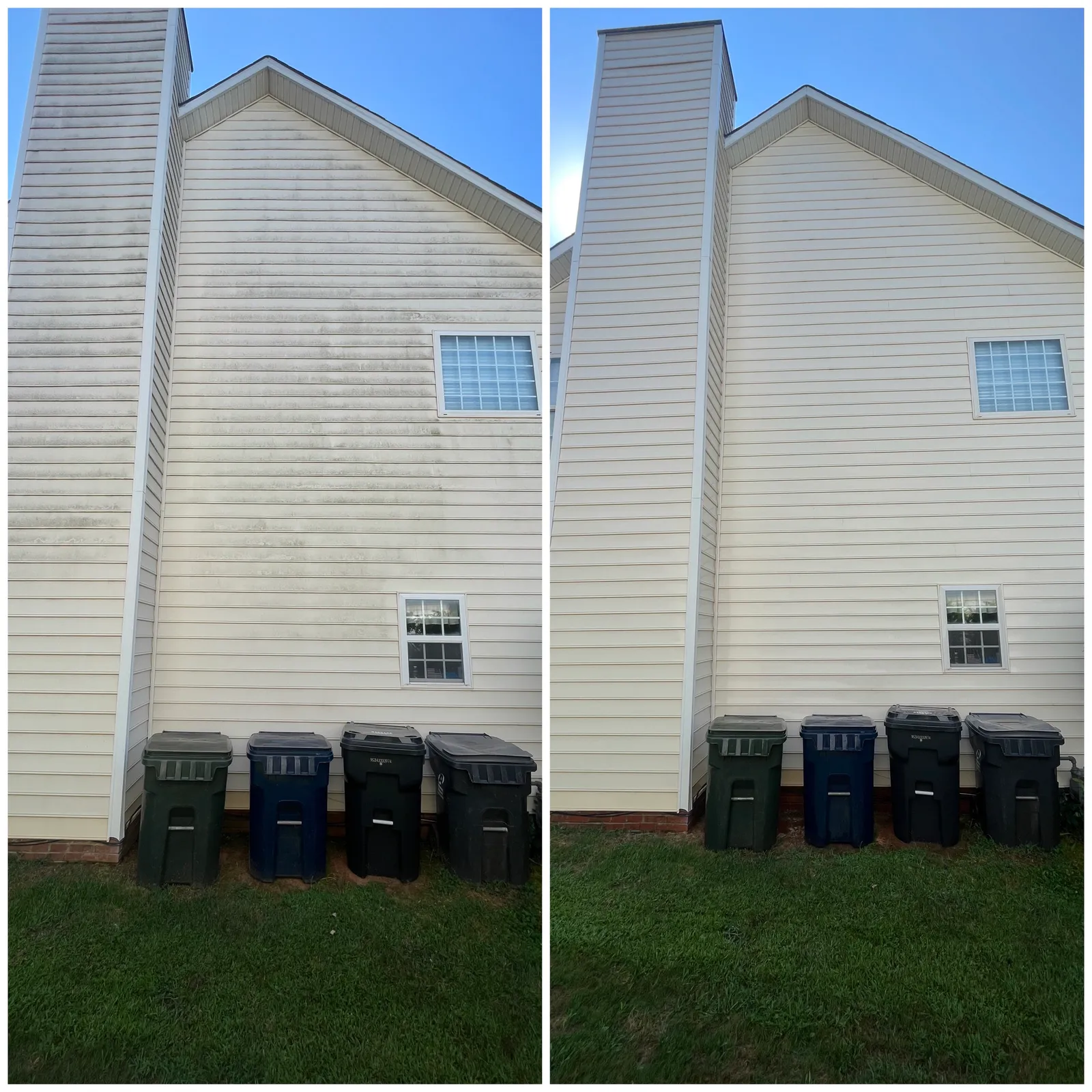 House Washing Before & After in Denver, NC & Lake Norman — Stand Out Exterior Cleaning