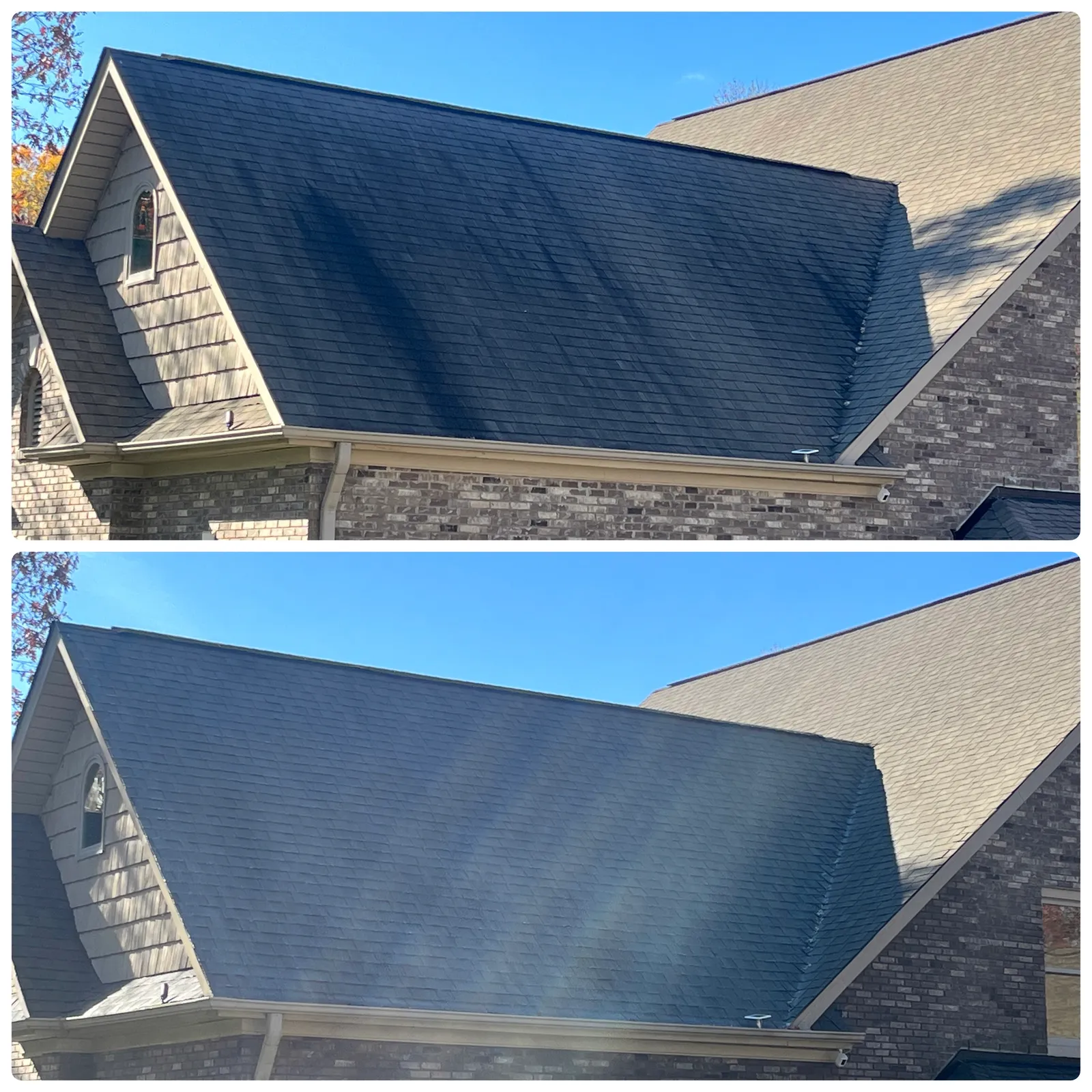 Driveway Cleaning Before & After in Denver, NC & Lake Norman — Stand Out Exterior Cleaning