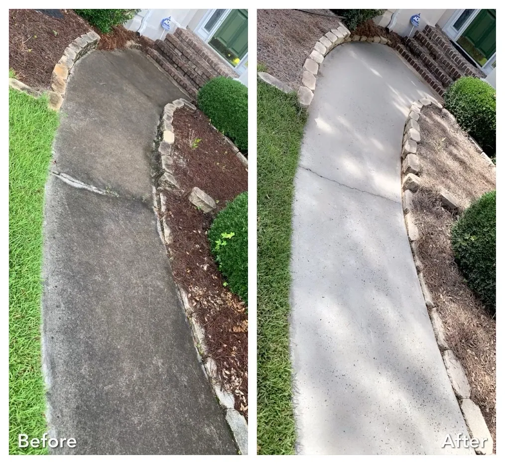 Roof Cleaning Before & After in Denver, NC & Lake Norman — Stand Out Exterior Cleaning