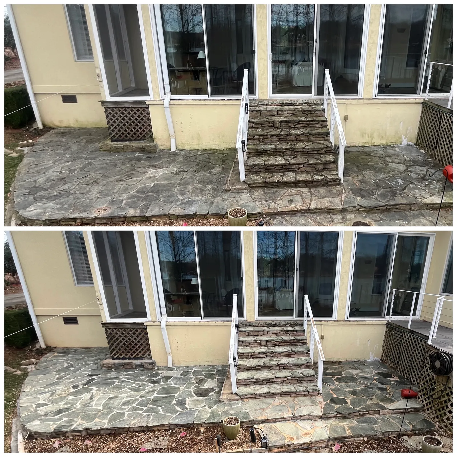 House Washing Before & After in Denver, NC & Lake Norman — Stand Out Exterior Cleaning