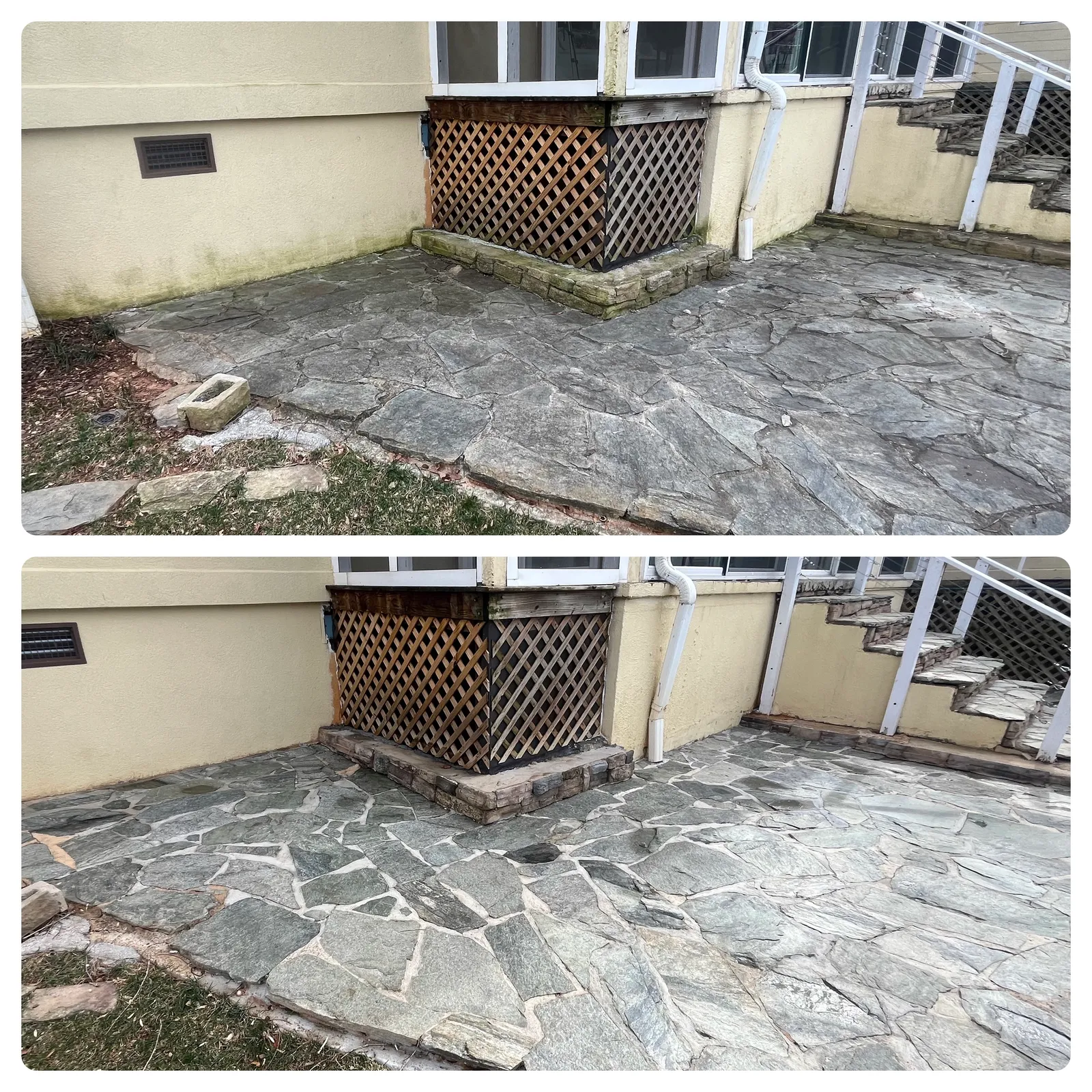 House Washing Before & After in Denver, NC & Lake Norman — Stand Out Exterior Cleaning