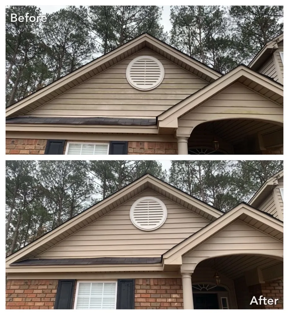 House Washing Before & After in Denver, NC & Lake Norman — Stand Out Exterior Cleaning