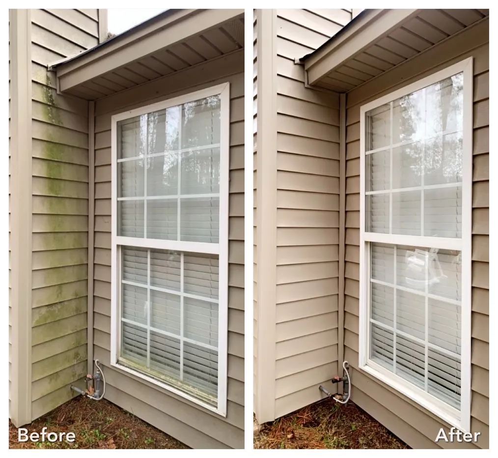 House Washing Before & After in Denver, NC & Lake Norman — Stand Out Exterior Cleaning