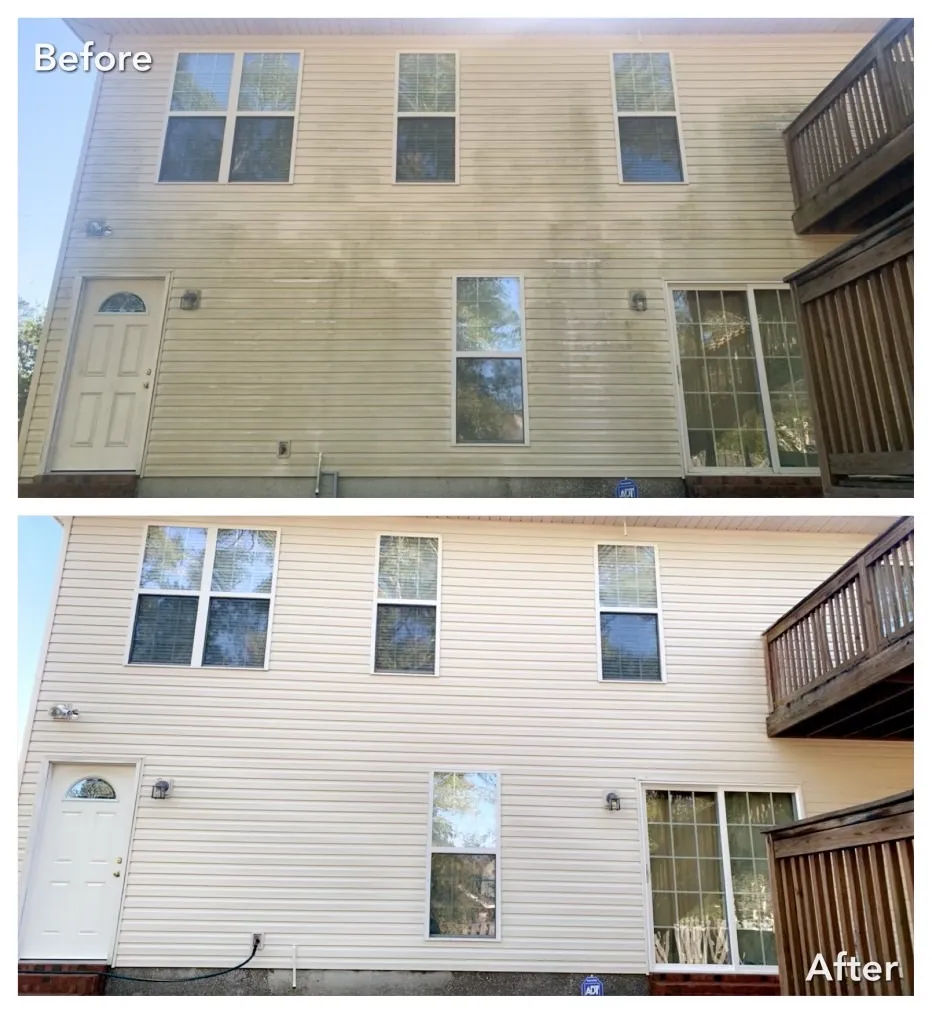 House Washing Before & After in Denver, NC & Lake Norman — Stand Out Exterior Cleaning