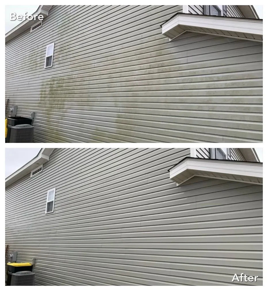 House Washing Before & After in Denver, NC & Lake Norman — Stand Out Exterior Cleaning