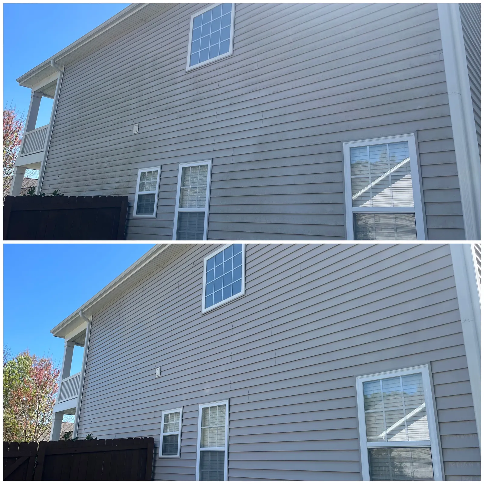 House Washing Before & After in Denver, NC & Lake Norman — Stand Out Exterior Cleaning