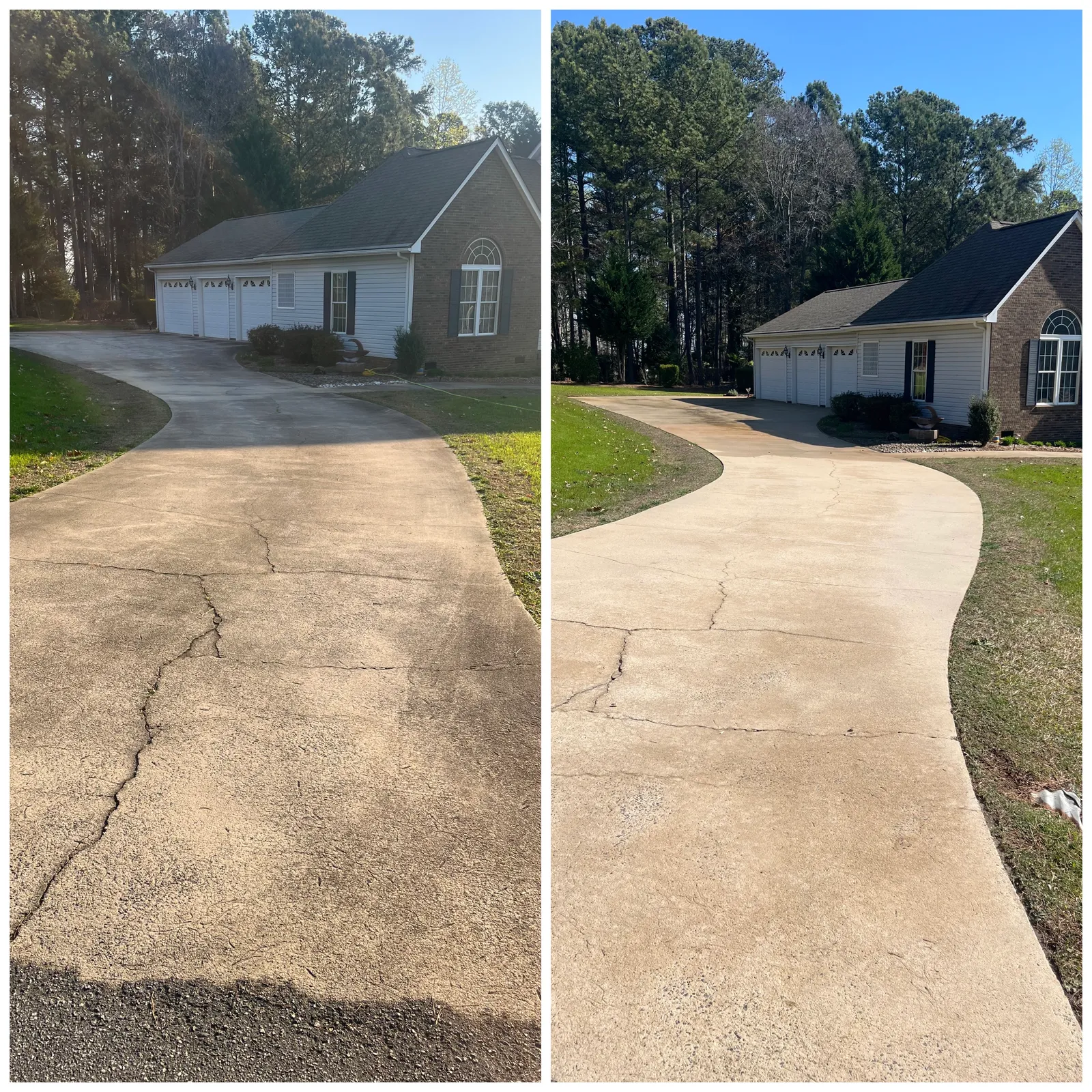 Paver Cleaning Before & After in Denver, NC & Lake Norman — Stand Out Exterior Cleaning