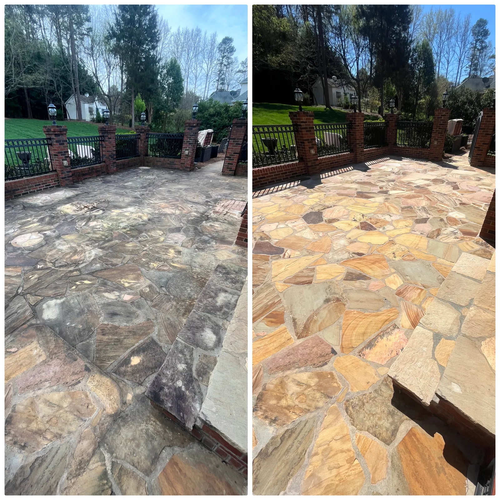 House Washing Before & After in Denver, NC & Lake Norman — Stand Out Exterior Cleaning