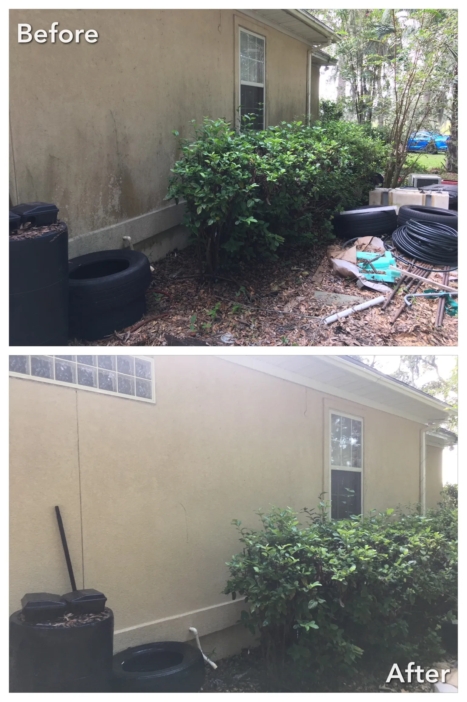 House Washing Before & After in Denver, NC & Lake Norman — Stand Out Exterior Cleaning