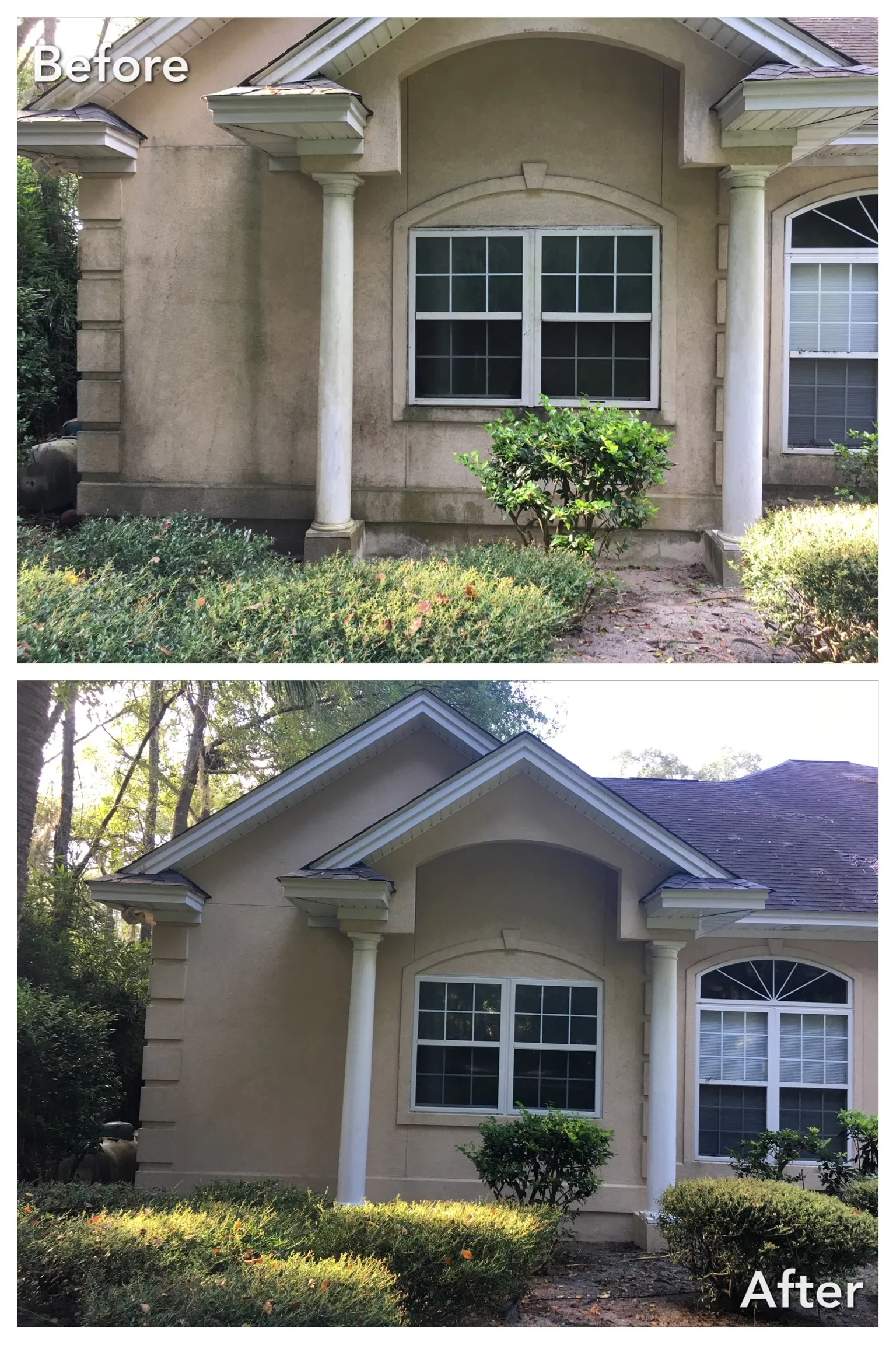 House Washing Before & After in Denver, NC & Lake Norman — Stand Out Exterior Cleaning