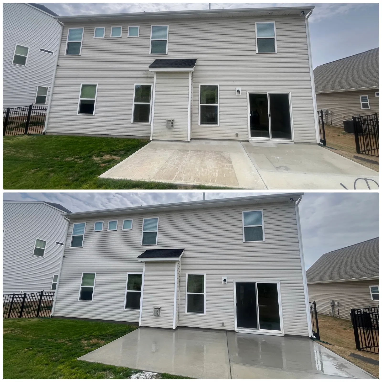 Commercial Cleaning Before & After in Denver, NC & Lake Norman — Stand Out Exterior Cleaning