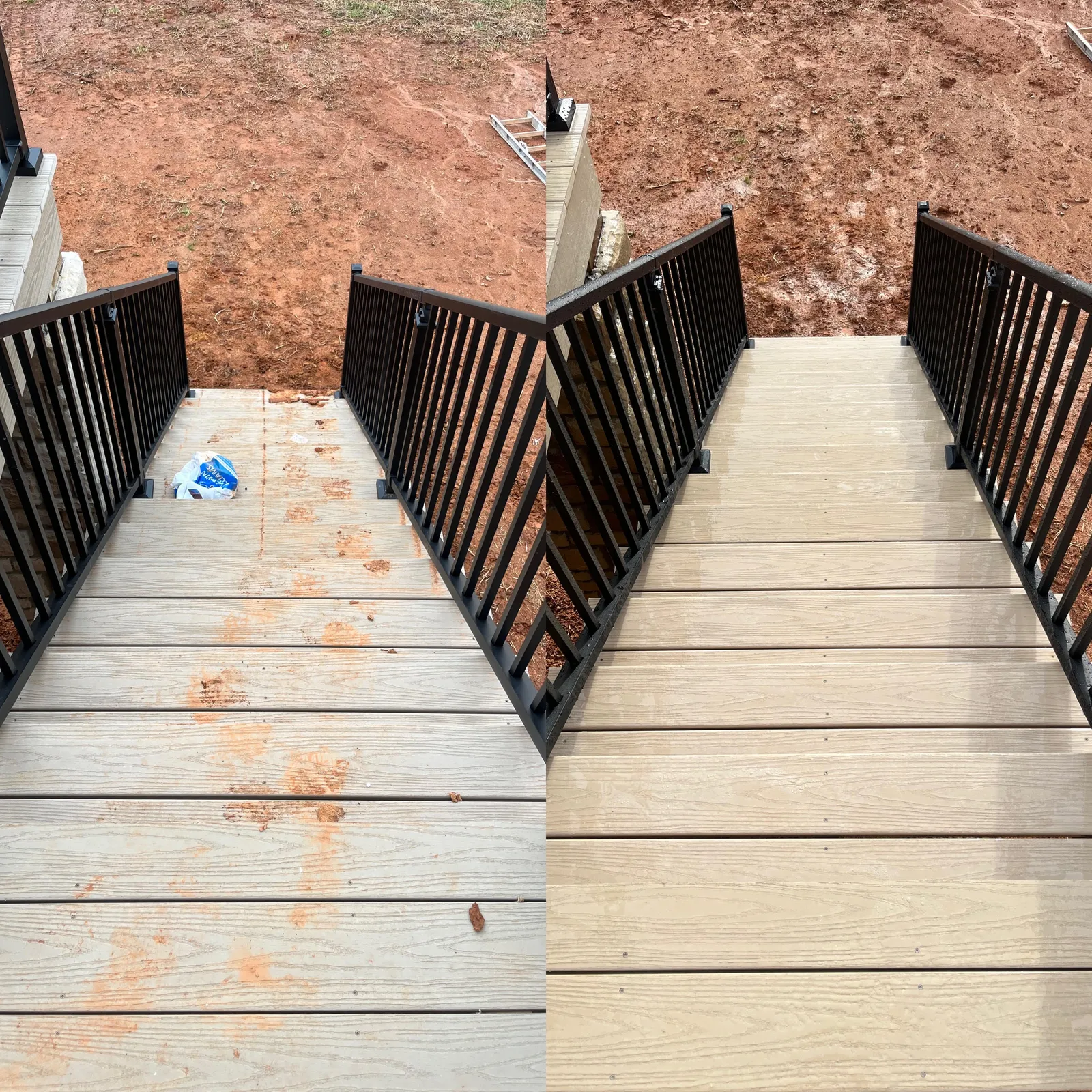 Exterior Cleaning Before & After in Denver, NC & Lake Norman — Stand Out Exterior Cleaning