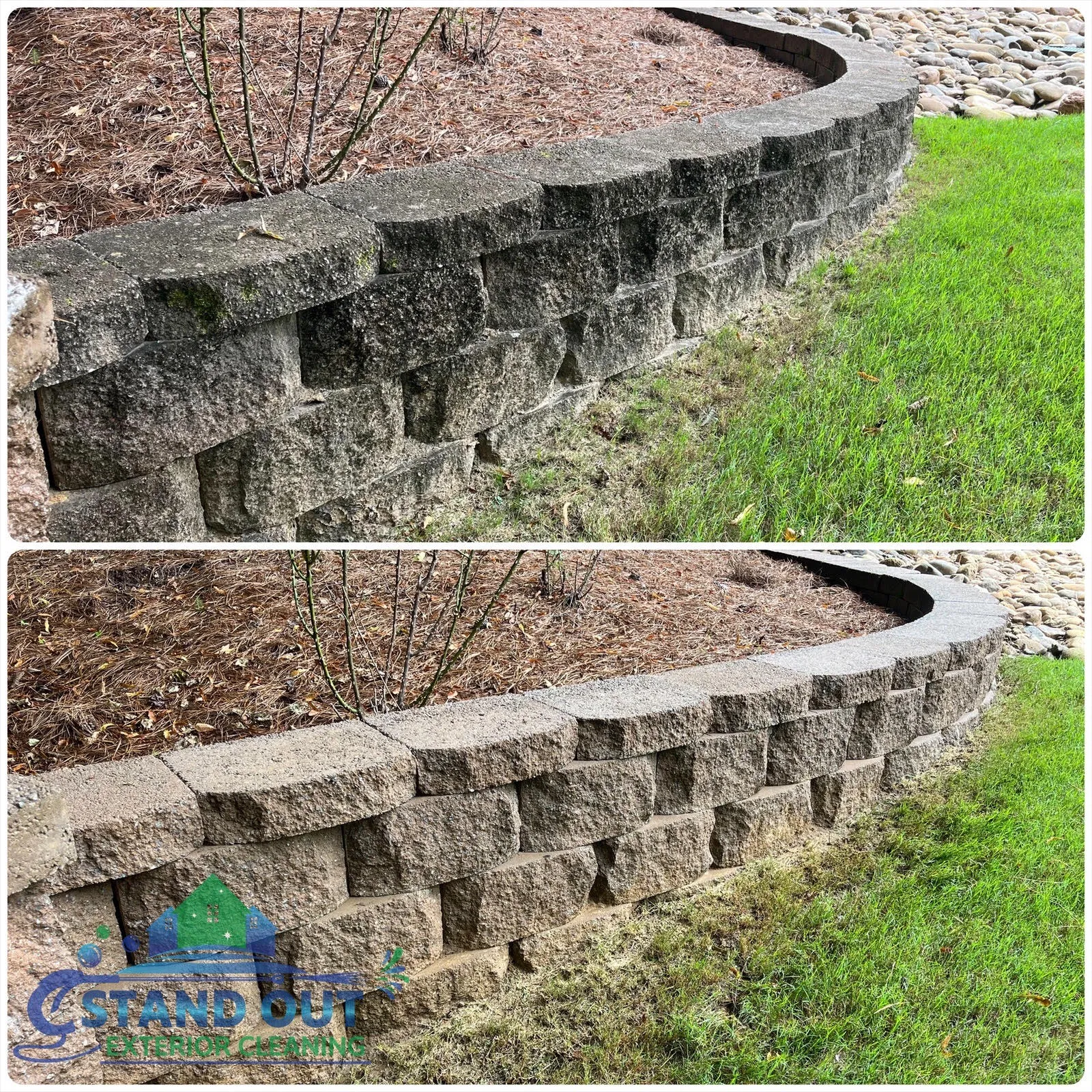 Exterior Cleaning Before & After in Denver, NC & Lake Norman — Stand Out Exterior Cleaning