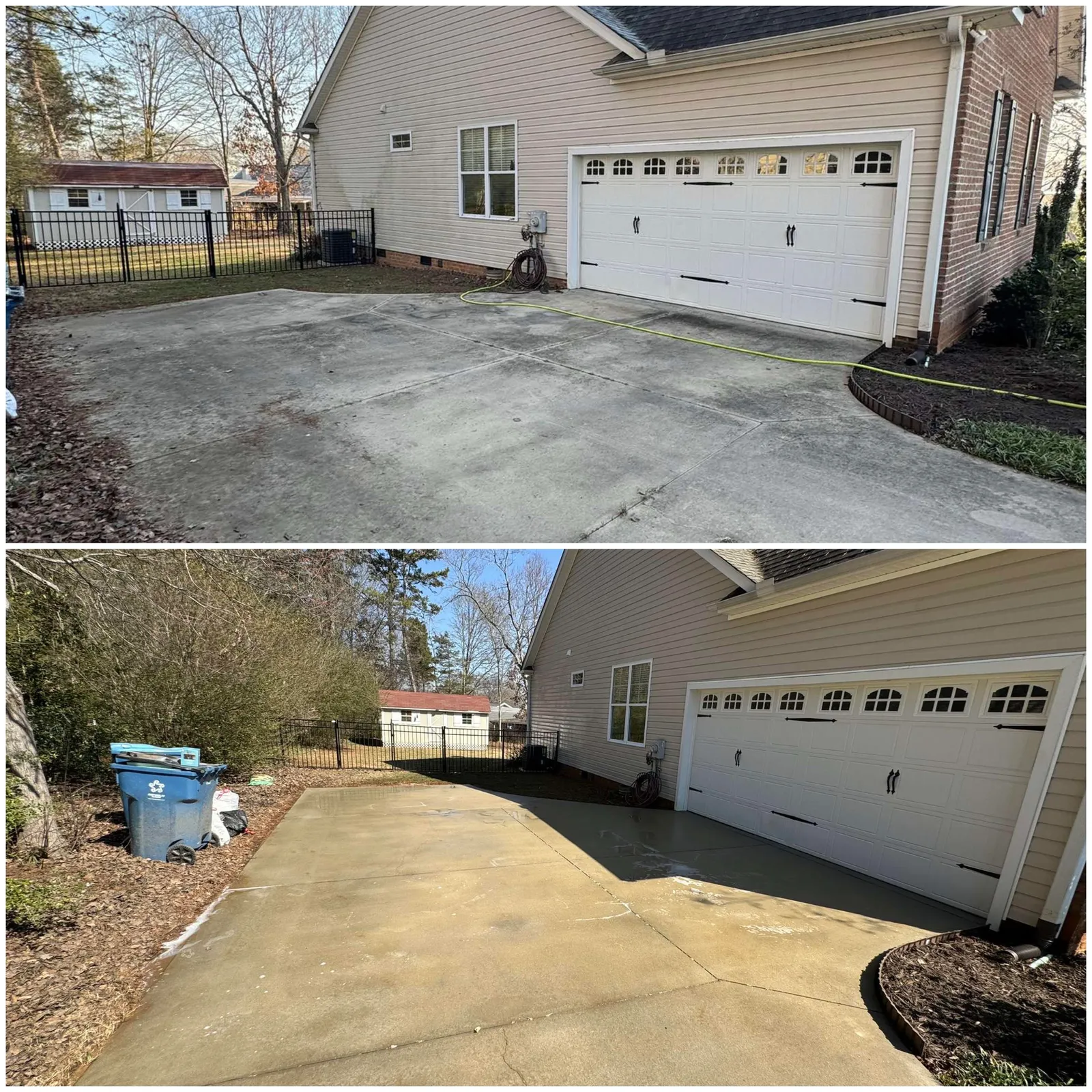Exterior Cleaning Before & After in Denver, NC & Lake Norman — Stand Out Exterior Cleaning