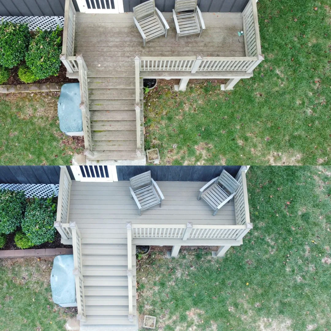 Before & After in Denver, NC & Lake Norman — Stand Out Exterior Cleaning